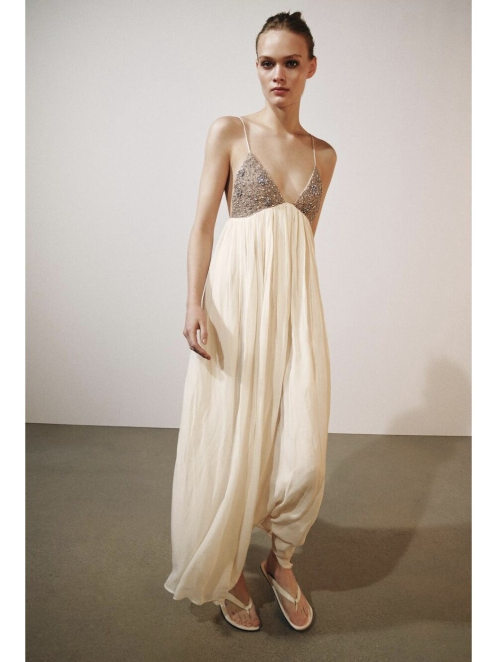 ZW COLLECTION BEADED MIDI DRESS